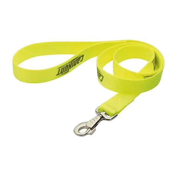 Laisse CaniHunt simple plate en polyester, 120 cm, 30 mm de large