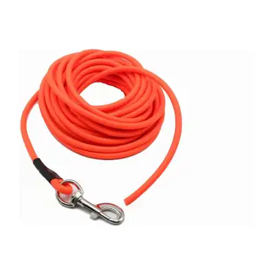 Longe de chasse de 10 m orange, diamètre 8 mm, pour faire le pied au sanglier