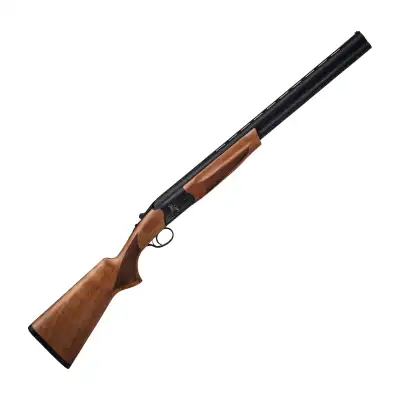 Fusil superposé Huglu Eagle calibre 12/76, canons de 66 cm, gravure bécasse et faisans