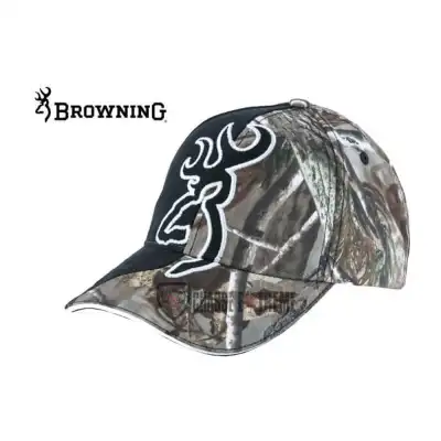 Casquette Browning Big Buckmark Black RTX, coton 100 %, taille unique