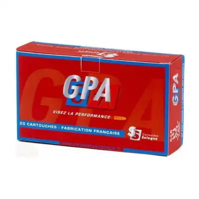 Munitions Sologne GPA .30-06 Springfield 180 gr sans plomb, boîte de 20 Munitions Sologne GPA .30-06 Springfield 180 gr sans plomb, boîte de 20