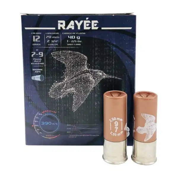 Cartouches FOB Bécasse spéciale rayée calibre 12/70, 40 g, plomb 8 et 10