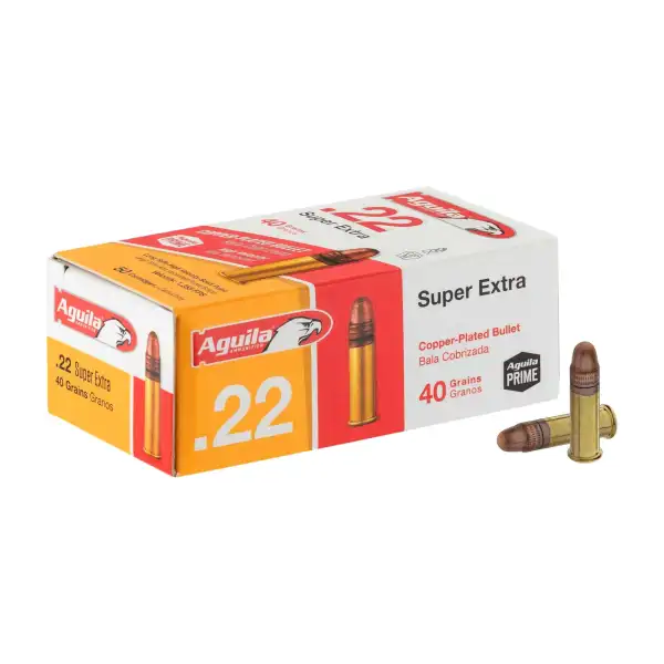 Aguila Super Extra 22 LR 40 gr : 1500 cartouches haute vitesse en 30 boîtes de 50