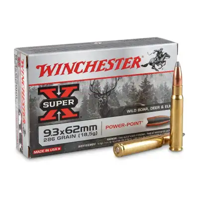 Winchester 9.3x62 Power Point 286 gr : pack de 2 boîtes de 20