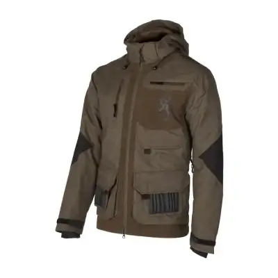 Parka de chasse Browning XPO Toundra Green, imperméable et coupe-vent
