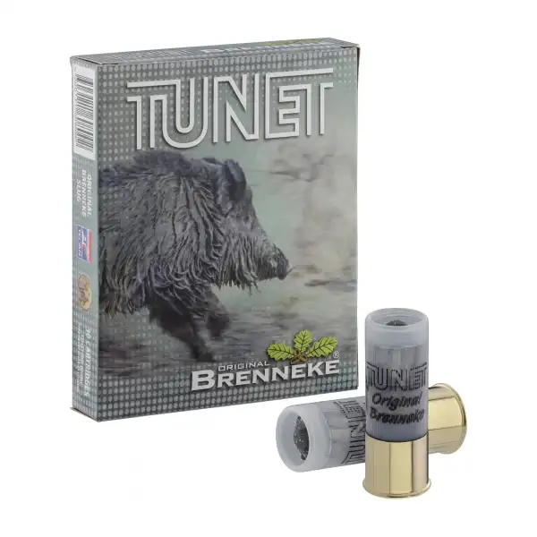 Tunet Brenneke calibre 12 : balles 12/67, boîte de 10