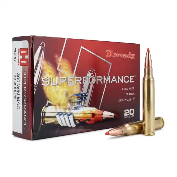 Hornady Superformance SST 300 Win Mag 180 gr, réf. 82193, boîte de 20
