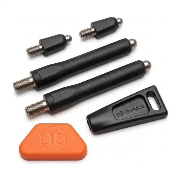 Électrodes longues Garmin TT 15 et TT 10 : kit de contacts avec bouchon et clé
