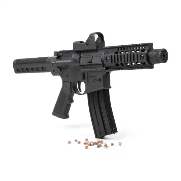 Crosman A4-P full auto : pistolet CO2 à billes d'acier 4,5 mm avec point rouge