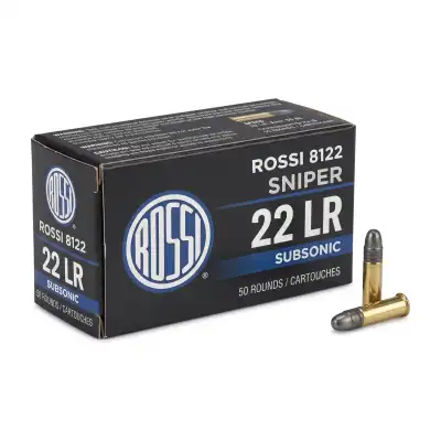 Rossi 8122 pack sniper .22 LR : bipied, lunette 3-9x40 HD et modérateur