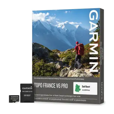 Carte Garmin TOPO France v6 PRO – Sud-Ouest