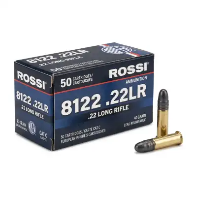 Pack carabine Rossi 8122 .22 LR (catégorie C) avec lunette 3-9x40 HD et modérateur de son