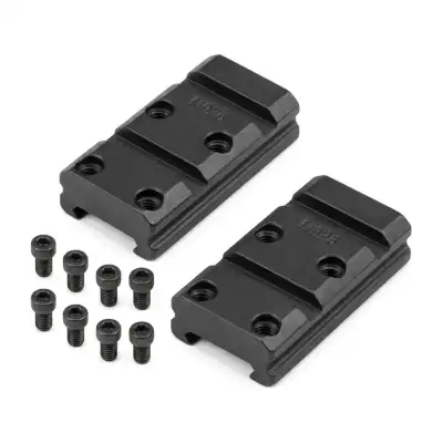 Paire d'embases Warne Maxima M927/929M en acier pour Browning X-Bolt