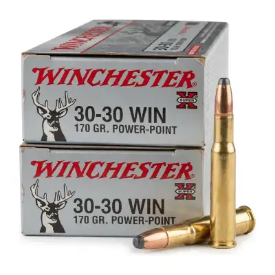 Winchester .30-30 Win Power-Point 170 gr : 2 boîtes de 20 cartouches