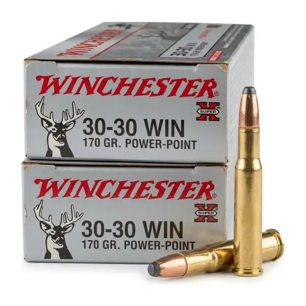 Winchester .30-30 Win Power-Point 170 gr : 2 boîtes de 20 cartouches