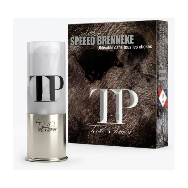 Balle Tunet Premier Speed Brenneke 28,5 g calibre 12/70, boîte de 10