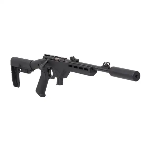 Carabine Citadel Trakr 22 LR à verrou avec chargeur et modérateur de son