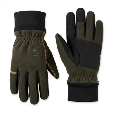Gants WINTER coloris vert pour la chasse au grand gibier en battue ou en affut par temps froid