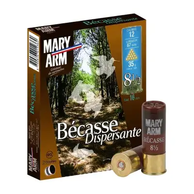 Mary Arm Bécasse Dispersante 12/67, 35 g, bourre grasse, plomb n° 8,5