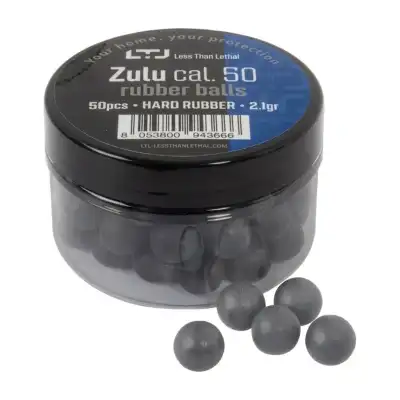 Billes en caoutchouc LTL Zulu légères, calibre 50, 1,8 g, lot de 100