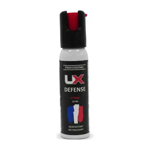 Bombe lacrymogène gel poivre Praga 25 ml, capot 1/4 de tour (catégorie D)