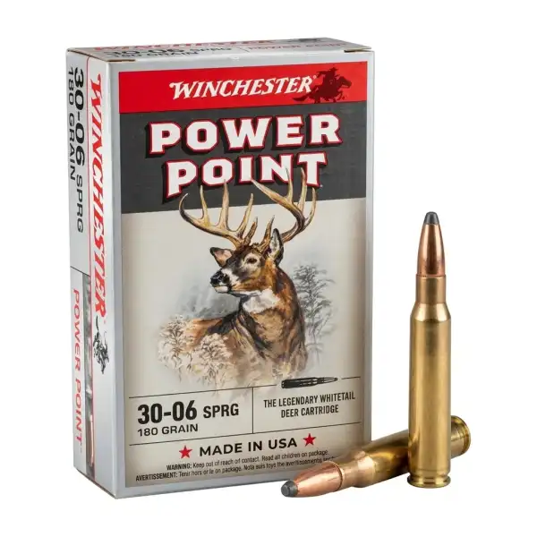 Winchester 30-06 Power Point 180 gr, boîte de 20 cartouches