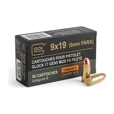 Pistolet Glock 17 Gen5 MOS FS fileté, cal. 9x19 (catégorie B)