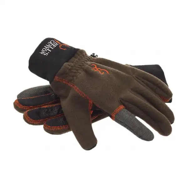Gants Browning Hell's Canyon vert loden, coupe-vent et déperlants
