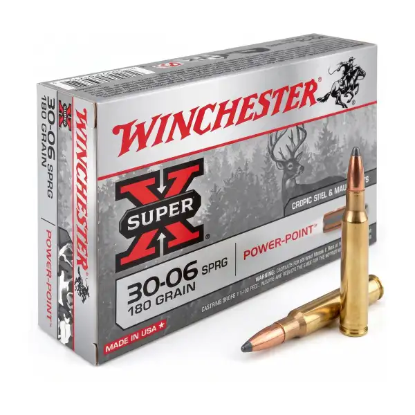 Winchester .30-06 Springfield Power-Point 180 grains : lot de 2 boîtes de 20