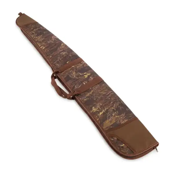 Étui pour fusil Januel, feuillage marron, 125 cm