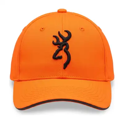 Casquette de chasse Browning Safety 3D Cap orange fluo, taille unique