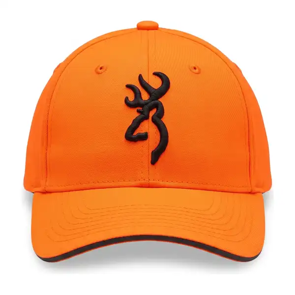Casquette de chasse Browning Safety 3D Cap orange fluo, taille unique