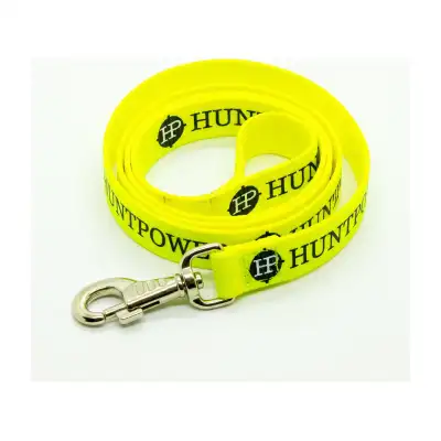 Laisse Huntpower simple, sangle plate en polyester de 25 mm, 1,20 m