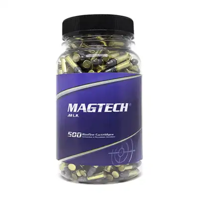 Munitions Magtech .22 LR 40 gr standard velocity : packs de 500, 1000, 1500 ou 2000