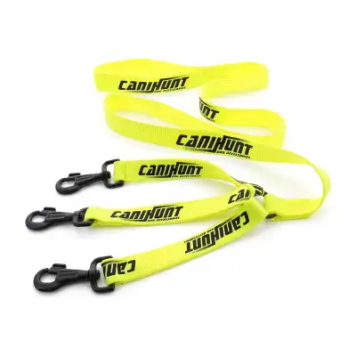 Laisse CaniHunt tripleur plate 150 cm pour trois chiens