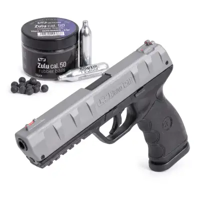 Pistolet LTL Bravo Gen2 calibre 50 CO2 avec billes et capsules