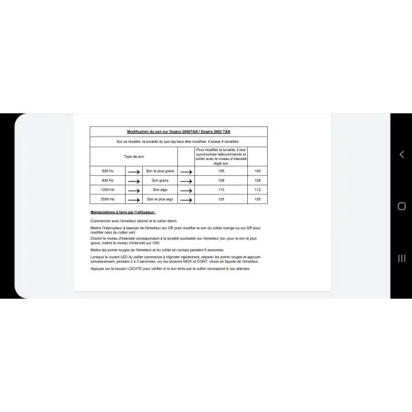 Collier de dressage Dogtra 2602 T&B