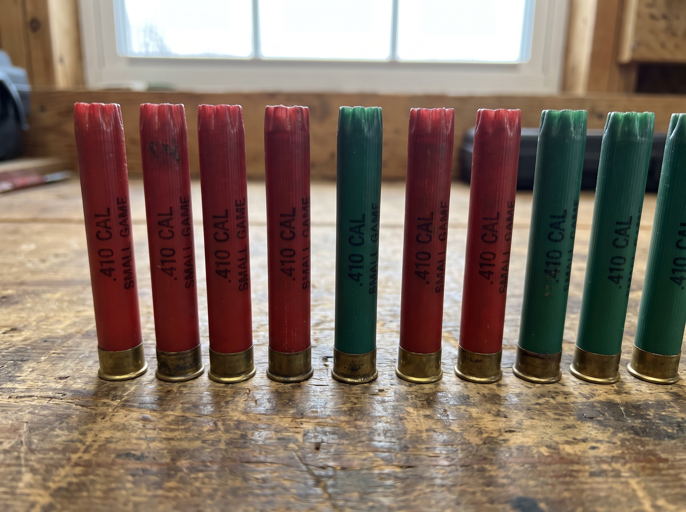 Cartouches de calibre .410 de petit diamètre