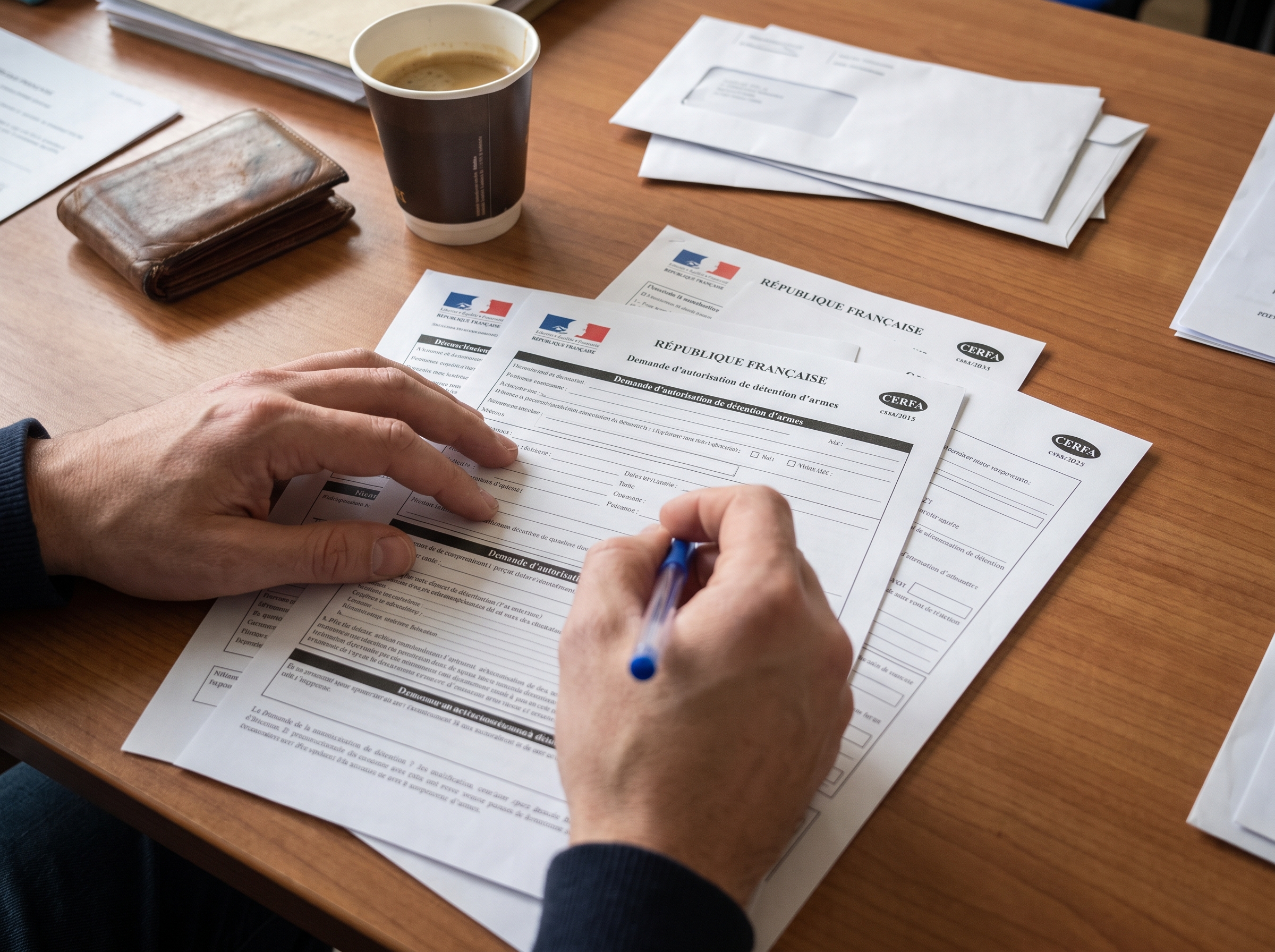 Démarches administratives liées à la détention d'une arme