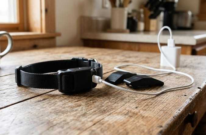 Chargeur de collier Garmin TT15 : clip, câble et alimentation