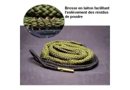 Guide Complet : Cordon de Nettoyage Professionnel avec Brosse en Bronze pour cal. .17HMR & 4.5mm
