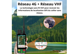 Collier GPS Additionnel eSEEK : Repérage & Dressage Chien de Chasse