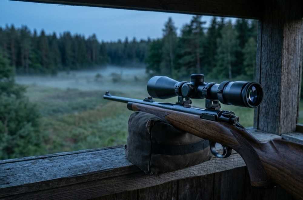 Lunette ZEISS V8 2.8-20x56 : affût de nuit sur rail Blaser