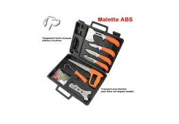 Mallette de couteaux de boucher professionnel : l’indispensable pour la chasse et la découpe de précision
