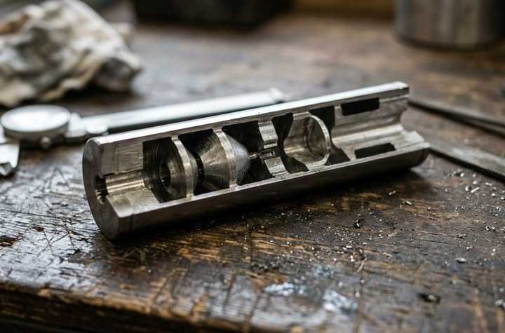 Comment fonctionne un silencieux 22LR ? Schéma et principe du modérateur de son